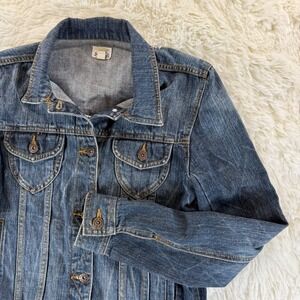 Vintage Mudd Denim Jacket Women's Small Blue Jean Jacket Y2K Classic Fit